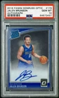 Jalen Brunson Rookie Auto SSP PSA 10 GEM MINT 2018 Donruss Optic RC POP 5