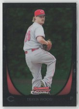 Travis Wood 2011 Bowman Chrome Refractors #70 Cincinnati Reds