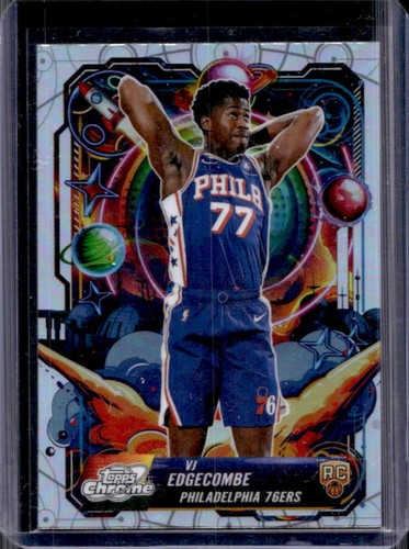2025-26 Topps Cosmic Chrome VJ Edgecombe Propulsion RC Refractor #PRP-18 76ers