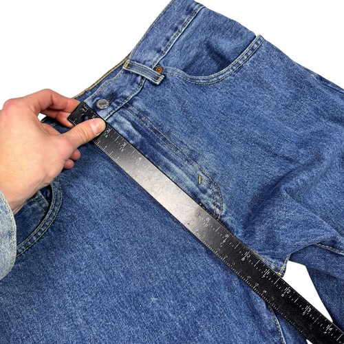 Levis 517 Bootcut Jeans Herren 32x30 Midrise Medium Wash Y2K Cowboy Western Baggy - Bild 4 von 11