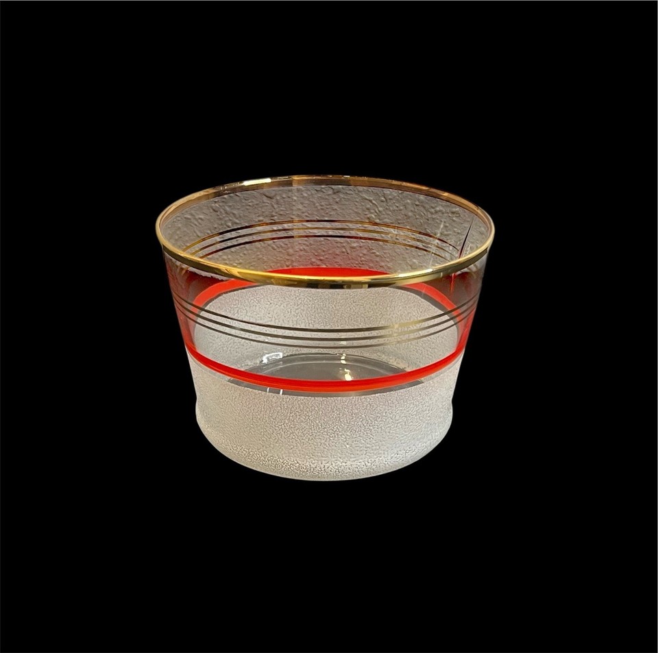 A genuine 1930s Art Deco ice bucket from MacBeth — functional, era-correct, and the kind of piece that anchors a serious vintage bar cart.