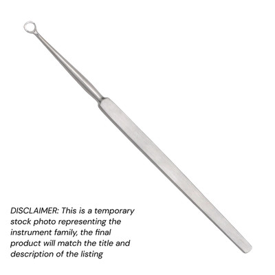 3 pcs Fox Dermal Curettes 5.5'' Round 3 mm Diameter Stainless XPRS OR Grade