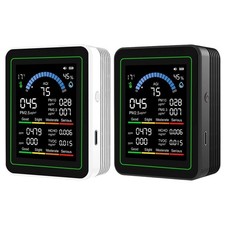 10 In 1 Air Quality Monitor PM CO2 Meter Carbon Dioxide Level TVOC HCHO Detector