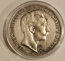 3 Mark Preussen 1912 A Silber Münze J.103 Wilhelm II  ss/.vzgl. Deutsches Reich