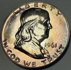 1961 Proof Franklin Half Dollar, Beautifully Toned! (Lot 65)