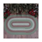 Colonial Mills Let It Snow Holiday Rug - Wreath Green 3' x 5'