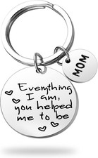 Stainless Steel Keychain for Mom - Thoughtful Gifts from Daughter or Son