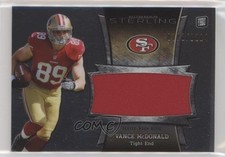 2013 Bowman Sterling Jumbo Rookie Relic 771/1214 Vance McDonald #BSJRR-VM 1k5