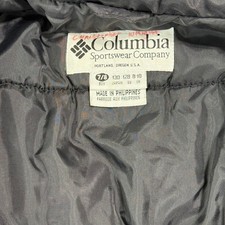 Columbia Williwaw Vintage Colorblock Hooded Winter Jacket Boys 7/8 Black Orange