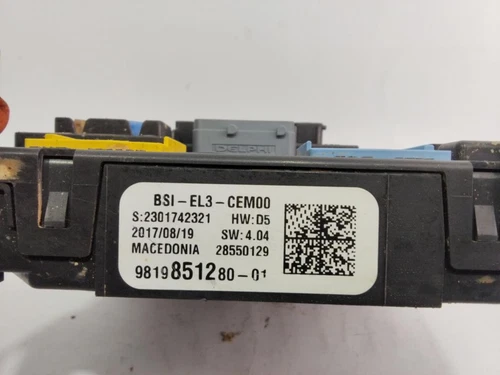 981985128001 Caja Reles/Fusibles para CITROEN JUMPY COMBI Confort M 1783540 - Imagen 2 de 10