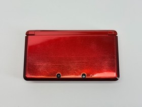 Nintendo 3DS Flame/Red Handheld System Bundle w/Mario Kart 7 Charger & SD Card