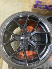 1 21 Vossen Hf-5 Hybrid Chevy Corvette Z06 C8 Oem Wheel Rim 5x120 Rear
