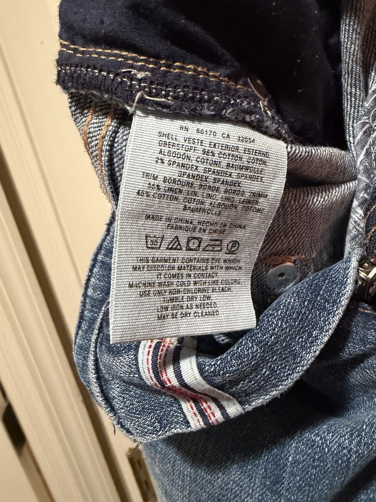 Pilcro Patchwork Distressed Straight Jeans Tinted… - image 16