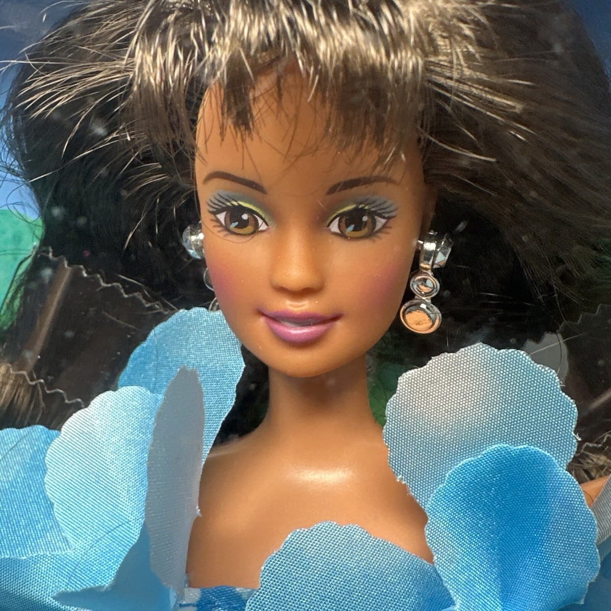 Blossom Beauty Barbie Teresa Doll NRFB Blue Gown With Flowers