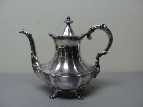 Vintage REED & BARTON 3503 SILVERPLATE TEA & COFFEE SET 5 Vintage REED & BARTON 3503 SILVERPLATE TEA & COFFEE SET 5