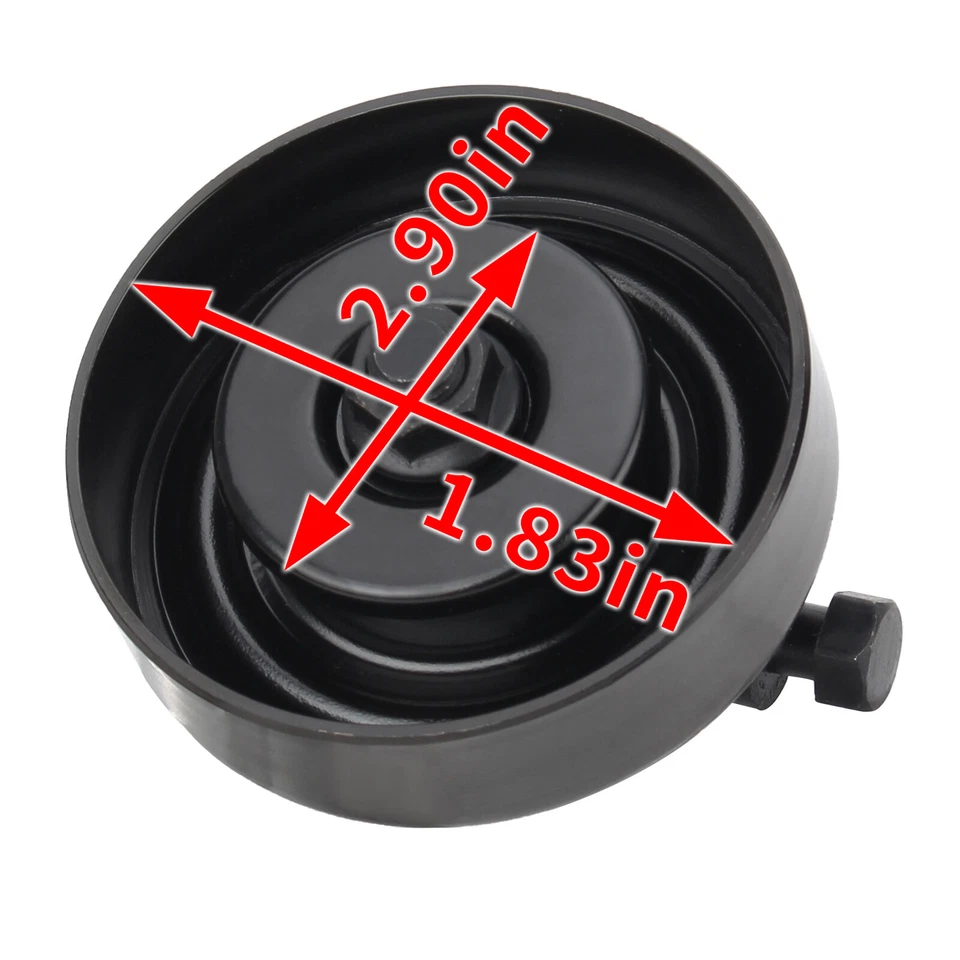 Steel Drive Belt Tensioner Pulley for Hyundai Elantra 1996-2010 97834 29010 - Image 2 of 4