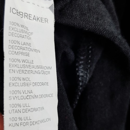 ICEBREAKER Womens Size S Black Merino Wool Long Sleeve Dress - Picture 6 of 7
