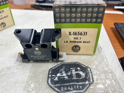 👀 NUOVO ALLEN BRADLEY L.H. TAGLIA 3 RELÈ DI SOVRACCARICO X-165631 / X165631 - Foto 1 di 8
