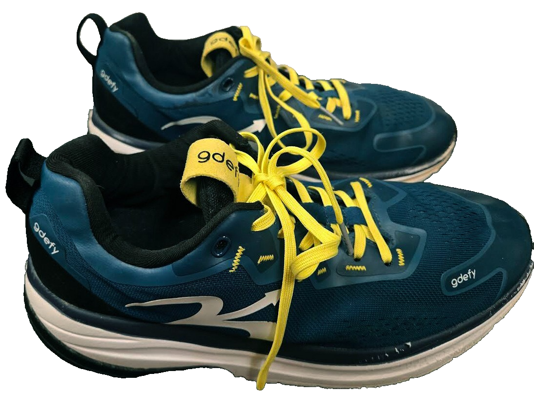 SAOLA Gdefy Scarpe Uomo Gravity Defyer Giallo Teal Comfort Fit TB9050MBU M Taglia 10 5 M