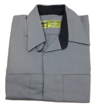 Red Kap Mens Performance  Grey/ Charcoal Size Small Free Shipping