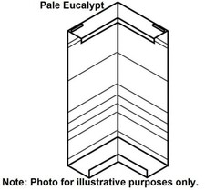 4x Stramit FASCIA BOARD EXTERNAL CORNERS 90-Degree Colorbond PALE EUCALYPT