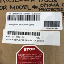 Replacement Projector Lamp Bulb For Optoma EH515, X515, DAEHUGU Models - CB Type