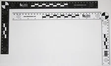 Fractional Bureau Scale for Measuring and Forensic Photography Designed in USA