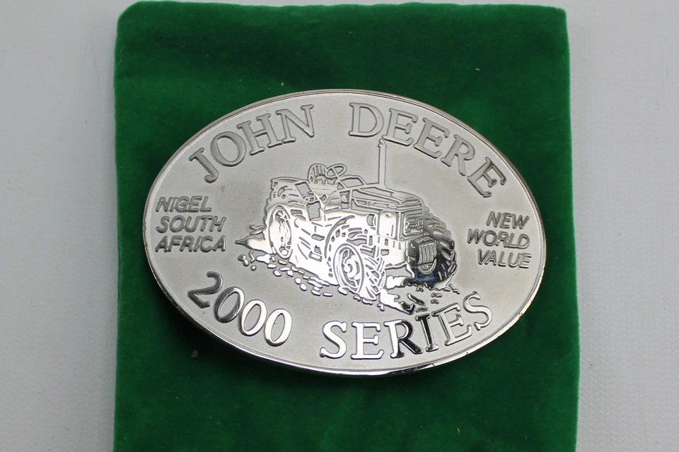 John Deere Nigel South Africa 200 Series New World Value Belt Buckle - Image 2 of 3