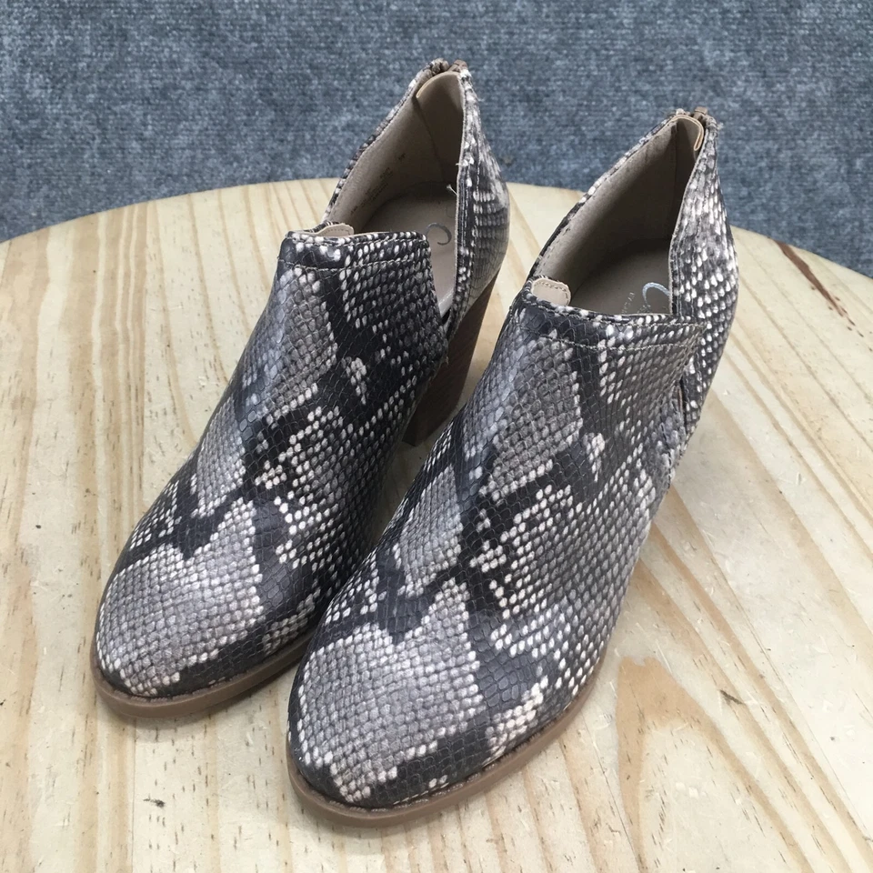 Botas Carlos By Carlos Santana Mujer 6 Carmin Piel de Serpiente Multicolor Imitación Cuero Foto 3 de 4