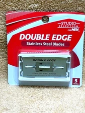 Studio Double Edge Razor Stainless Blades  6 Packs, 5 Per Pack FREE SHIPPING