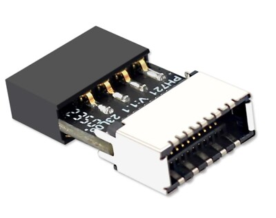 motherboard 9pin head USB2.0 To USB 3.1 Type-e Gen2 A-KEY Front Panel adapter