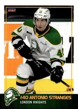 Antonio Stranges - 2019-20 London Knights Team Issued Card #22 - Dallas Stars