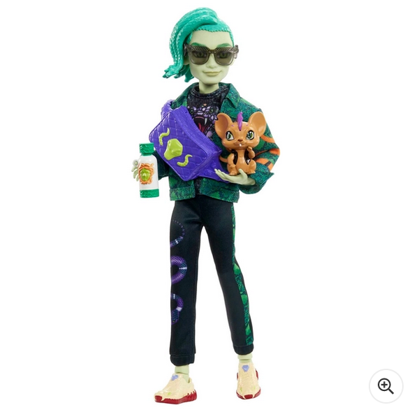 Boneca Monster High Deuce Gorgon c/ Acessórios e Pet Oficial - Shoptoys  Brinquedos e Colecionáveis