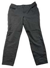 Talbots Ponte Pants Womens size 8 Petite 8P Gray Slim Leg Business Career