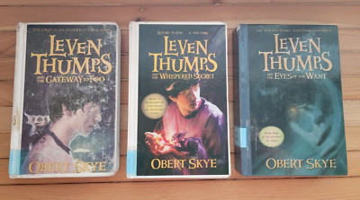 LOT of 3 - Leven Thumps book series Books 1-3 Gateway to Foo, Whispered and Eyes