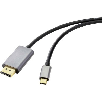 Renkforce USB-C  / DisplayPort Adapterkabel USB-C  Stecker, DisplayPort Stecker
