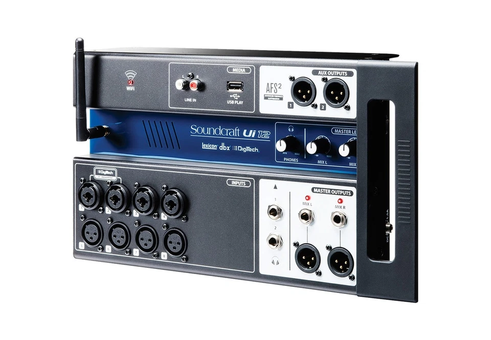 Soundcraft Ui12 Remote-Controlled 12-Input Digital Mixer 12-channel - Image 2 of 3