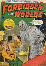 Forbidden Worlds 11 Comic Book Cover Art Giclee Reproduction on Canvas