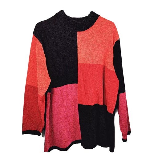 Sag Harbor Womens 2X Chenille Sweater 