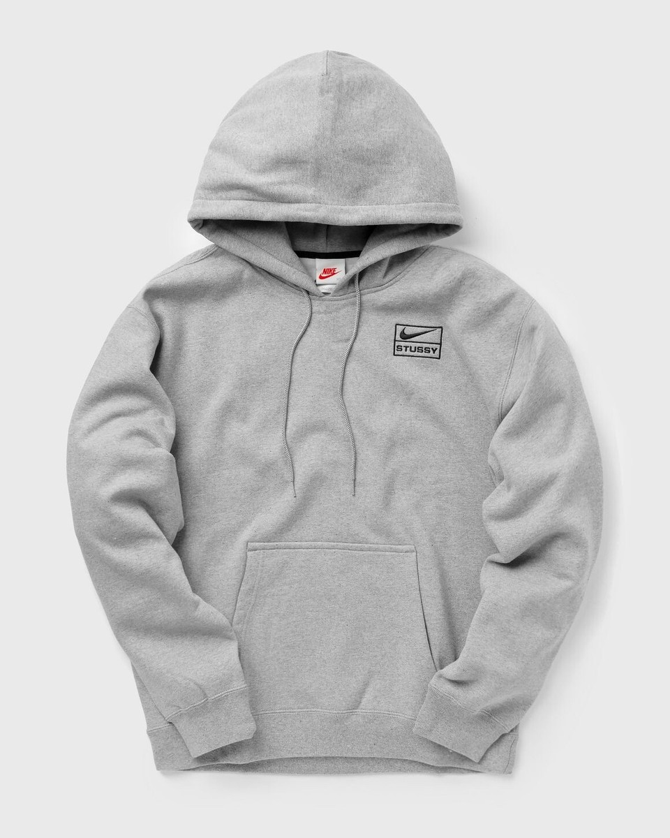 Nike x Stussy Pullover Hoodie Adult Unisex SZ S Heather Grey Nike x Stussy Pullover Hoodie Adult Unisex SZ S Heather Grey