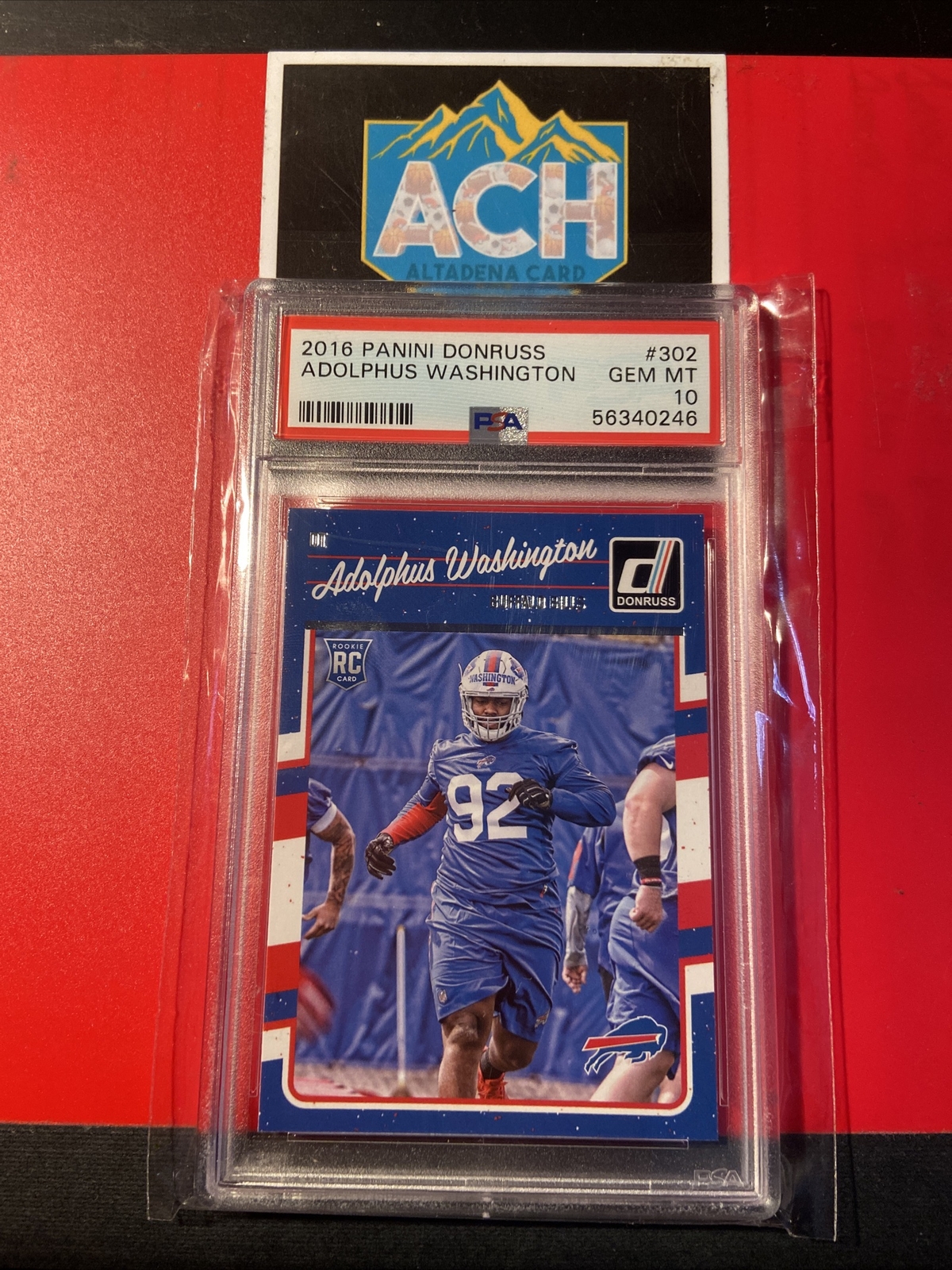 Adolphus Washington Panini Donruss #302 Base
