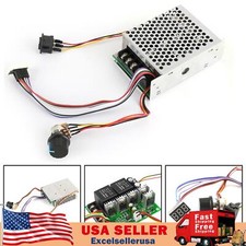 DC 10-55V MAX 60A PWM Motor Speed Controller CW CCW Reversible 12V 24V 36V UE