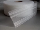 Curtain tape wave tape pleated tape for sewing, transparent, **by the meter**