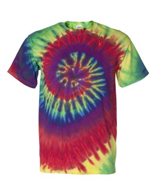 TIE DYE T SHIRT Multi-Color Spiral % 100 COTTON ALL COLORS SIZES 200MS