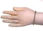 10k yellow gold 2.64ct I1 I diamond S link tennis bracelet 10.7g estate 7" — photo 7