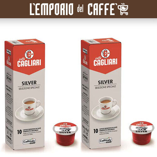 Caffè Caffe Caffitaly Cagliari Silver 100 Capsule Cialde -100% Originale - Foto 1 di 1