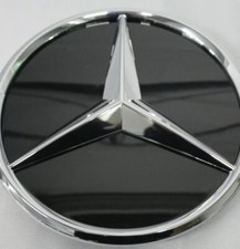 Mercedes Benz A-class Gloss Black Front Grille Star Badge Emblems New Mercedes Benz A-class Gloss Black Front Grille Star Badge Emblems New