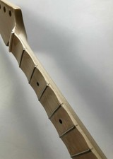 Reverse big head Full scalloped Guitar neck part 22 Fret Maple Fretboard gloss