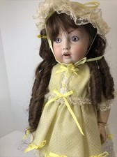 21” Antique French SFBJ 262  Bisque Girl Doll Repro With Compo BJ Body  #o