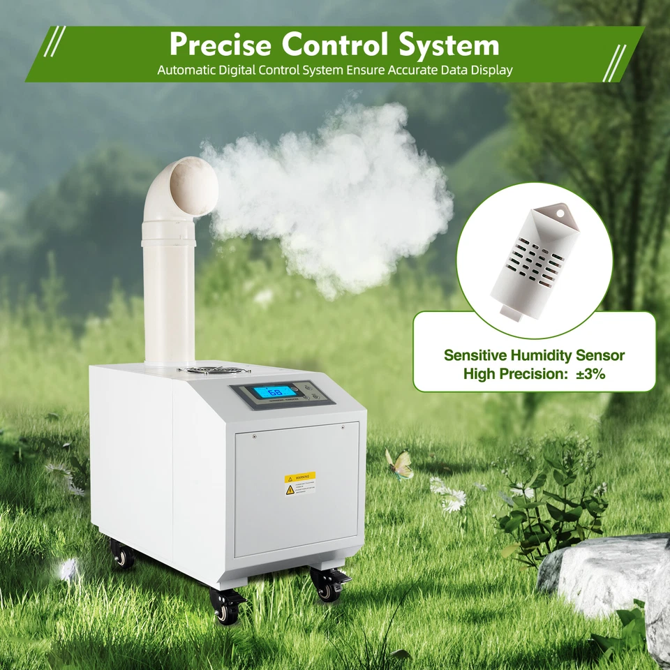 Cool Fog Maker Machine Ultrasonic Humidifier Commercial Industrial Continuous - Image 2 of 4